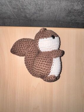Handmade Plush Crochet Squirrel